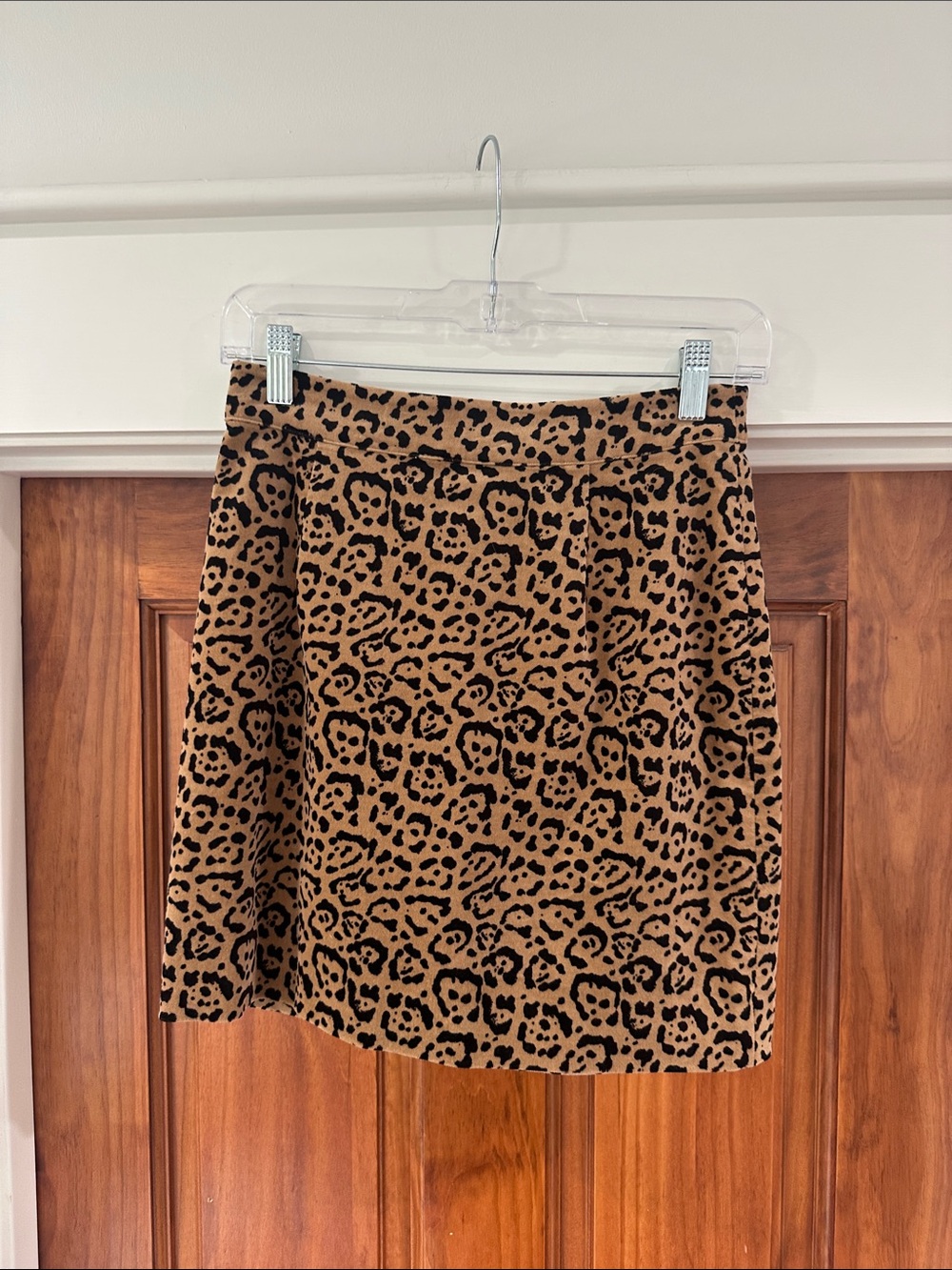 Good American Leopard Print Mini Skirt - Brown/Black